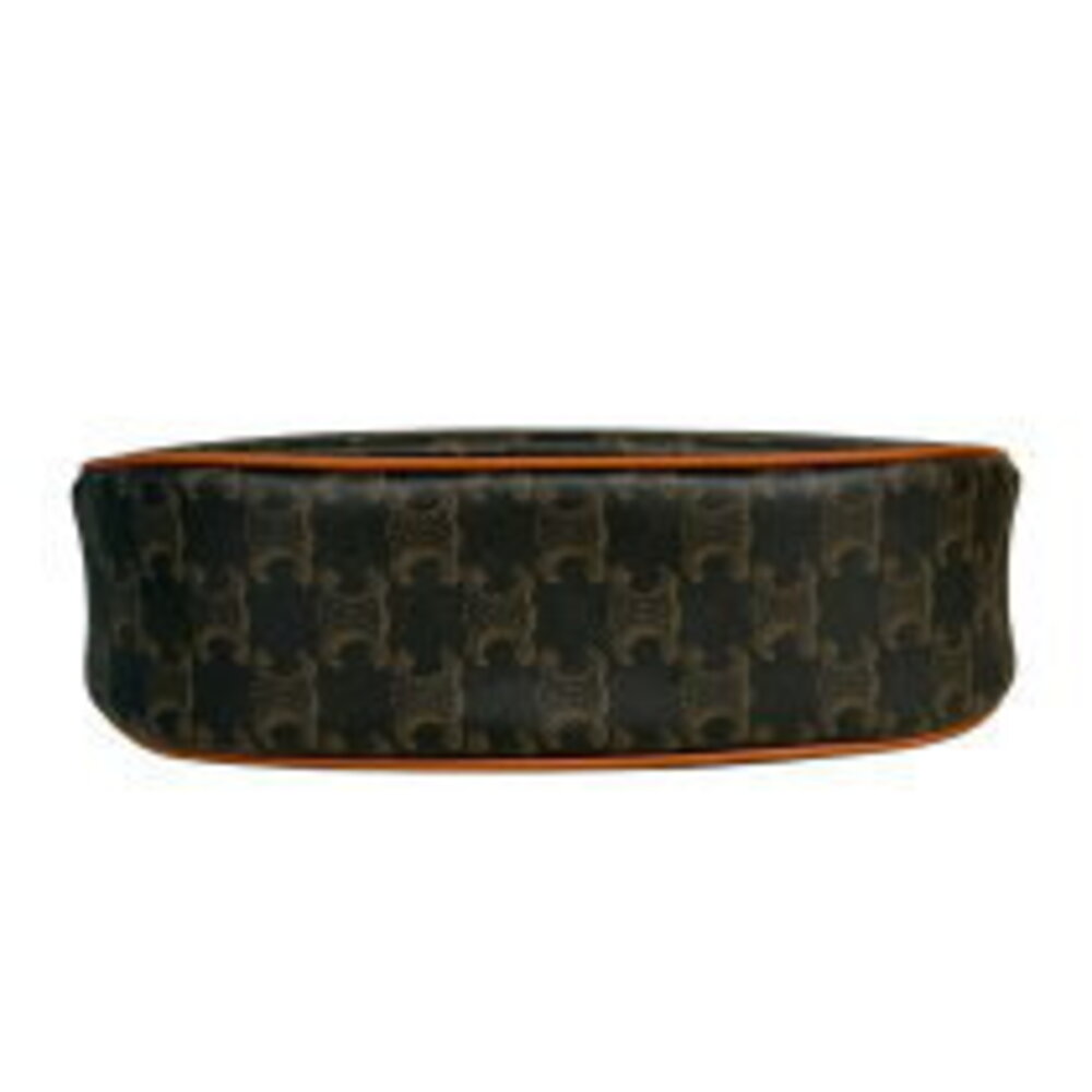 Celine Ava Brown Triomphe Canvas Handbag - Picture 5 of 8